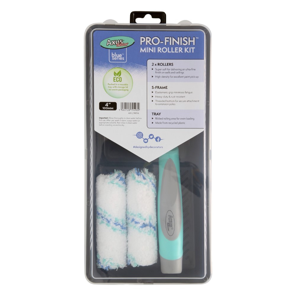 Axus Decor Angled Pro-Cutter Paint Brush - 1.5 Inch/38mm, Synthetic Filaments For Cutting In Edges